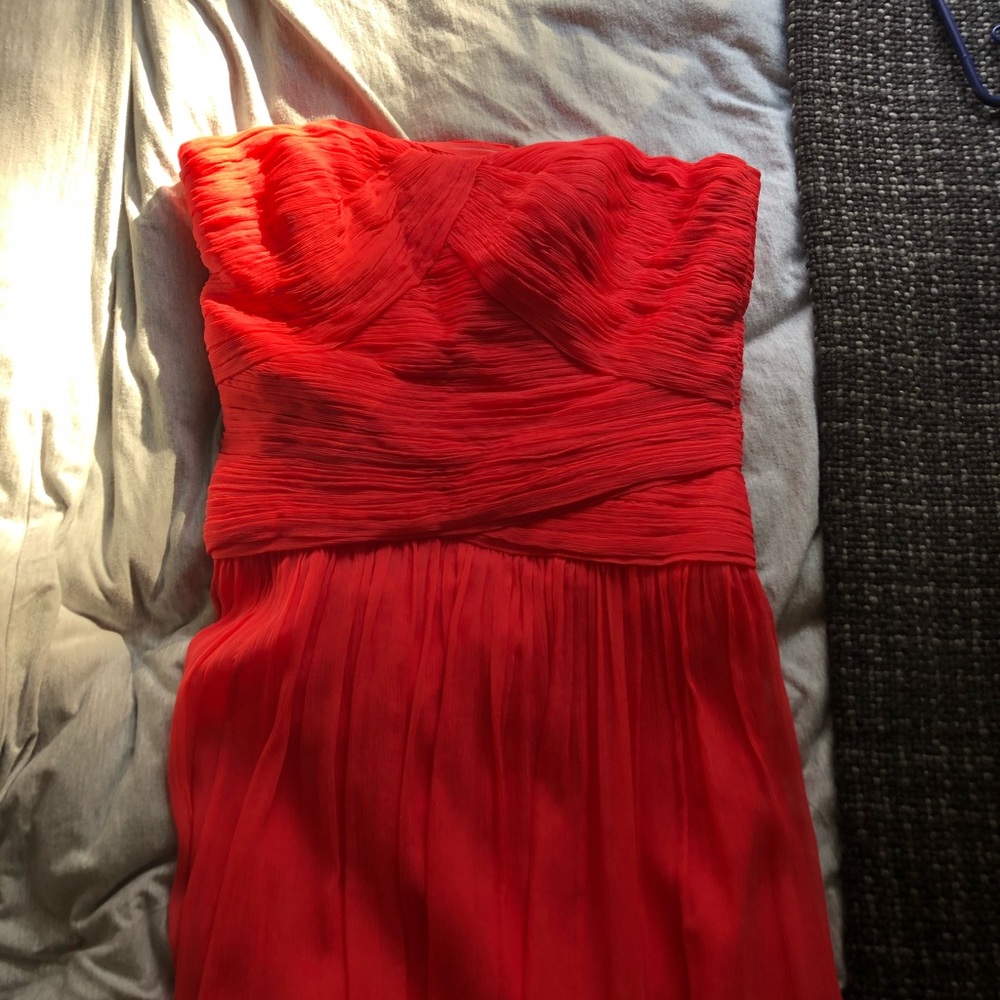 J. Crew Strapless Chiffon Dress